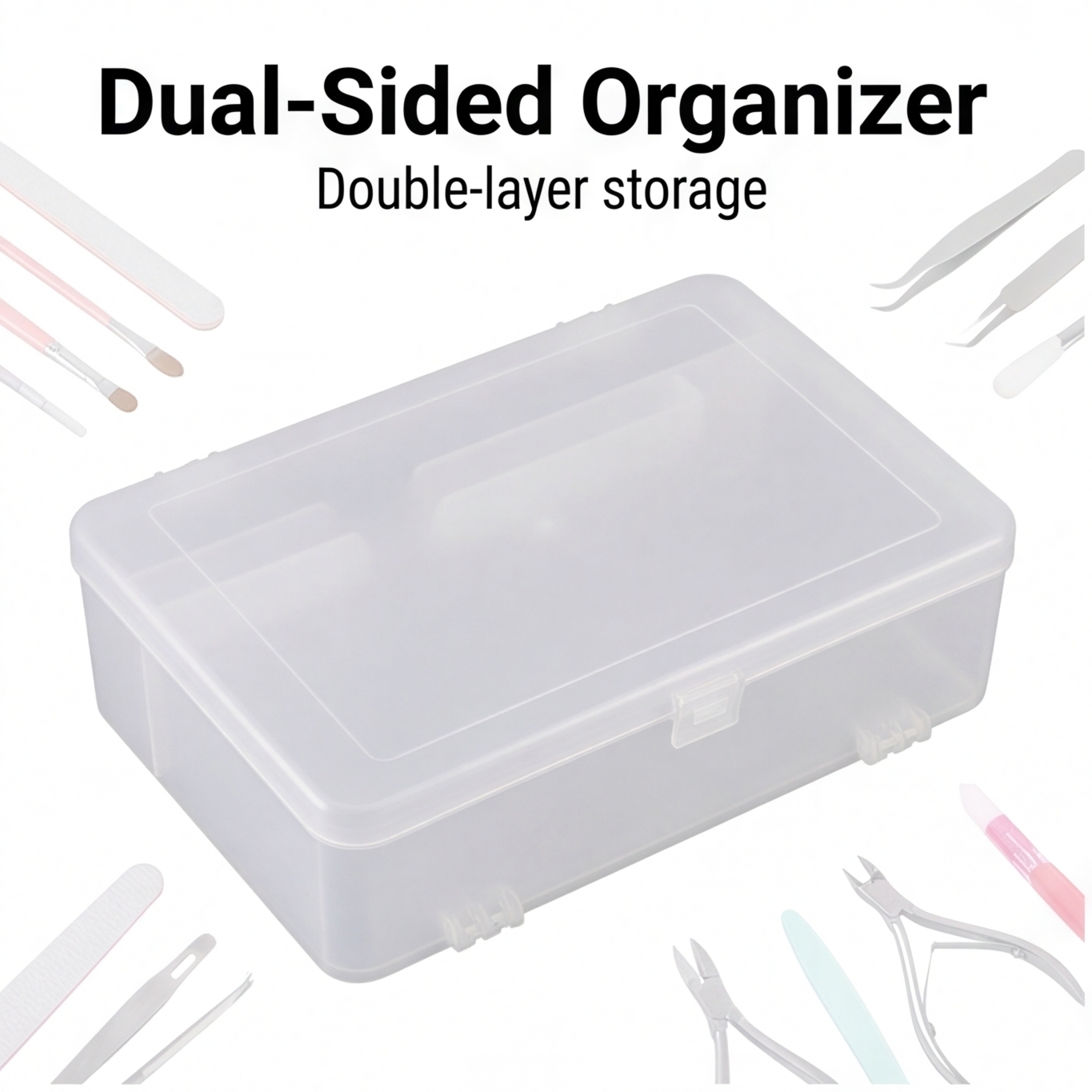 Workshop Tools Cabinet - Dual-Open 2-Tier Super Capacity Pp Storage