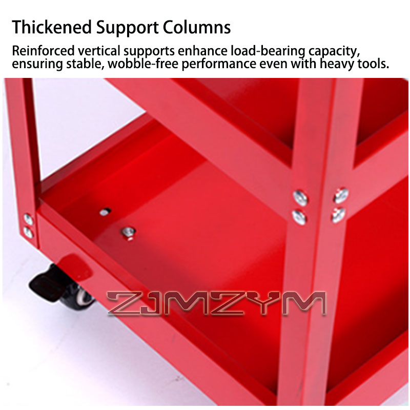 Tools Trolley For Workshop - 3 Tier Rolling Tool Cart Heavy