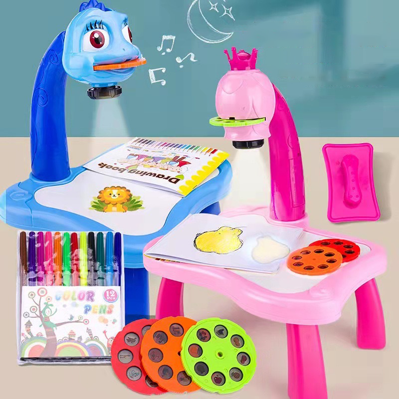 Tools Workshop Kids - Children Led Projector Art Drawing Table