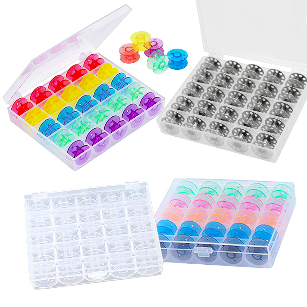 Mechanical Workshop Tools And Equipment - 25Pcs/Set Plastic Threads Bobbins Sewing Machine