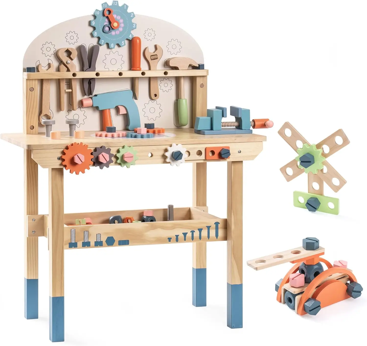 Tools Workshop Kids - Robotime Robud Kids Tool Bench Set