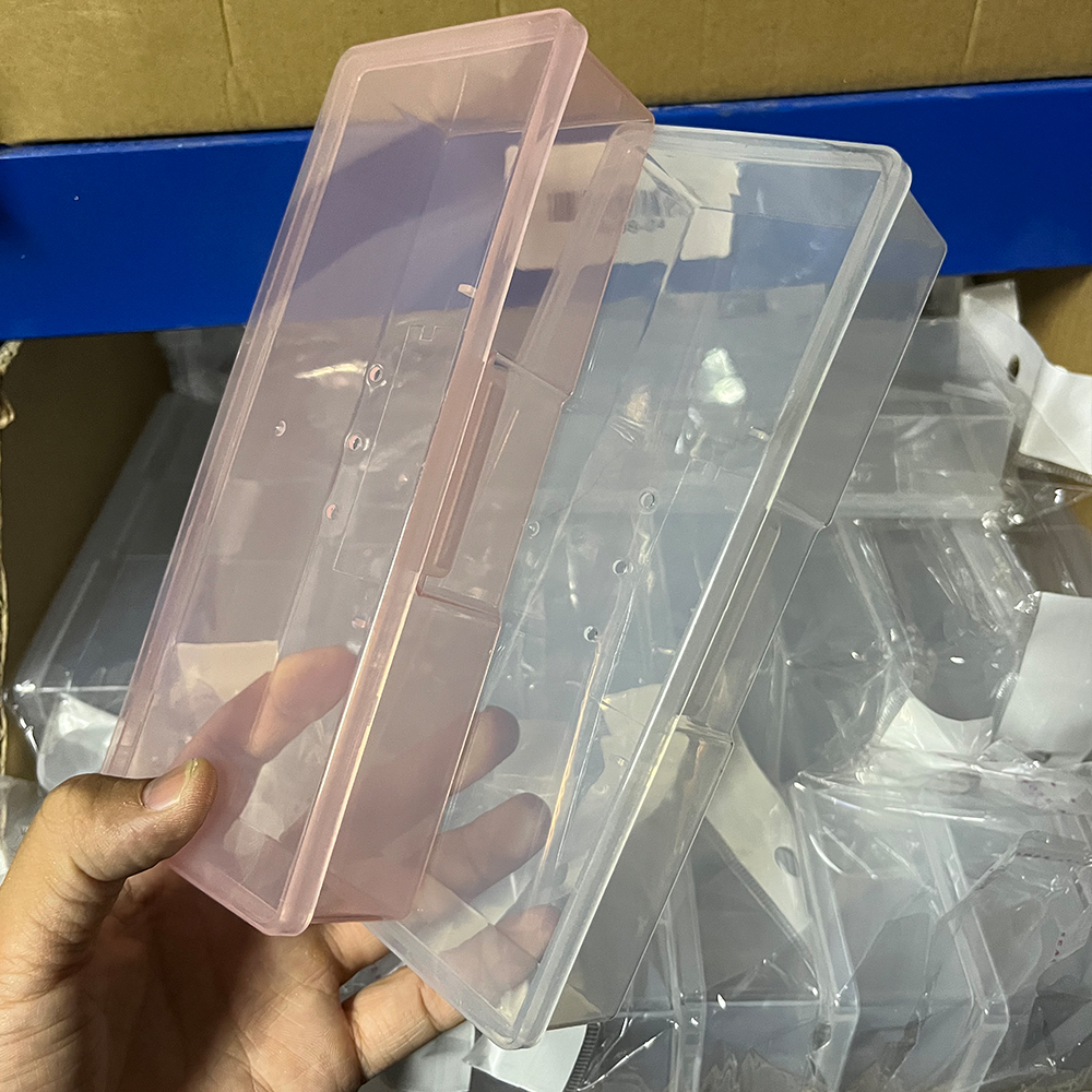 Workshop Tools Cabinet - 1pc Pink Transparen Nail Art Storage