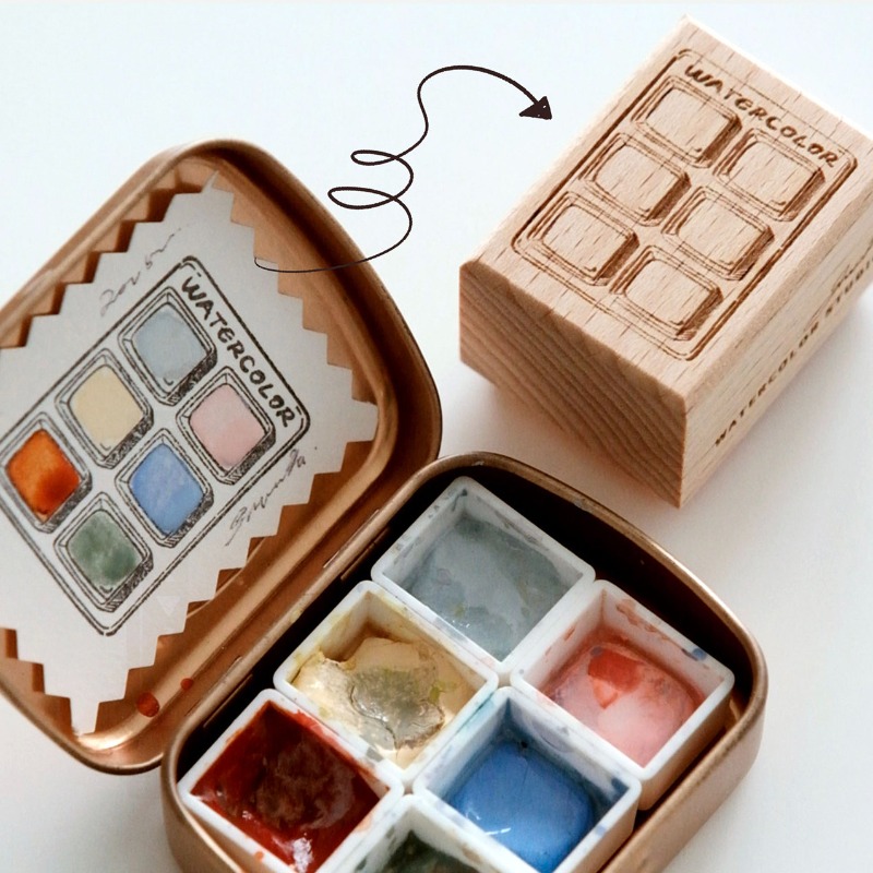 6 Grid Watercolor Color Card W - Tools Qa 评论和价格