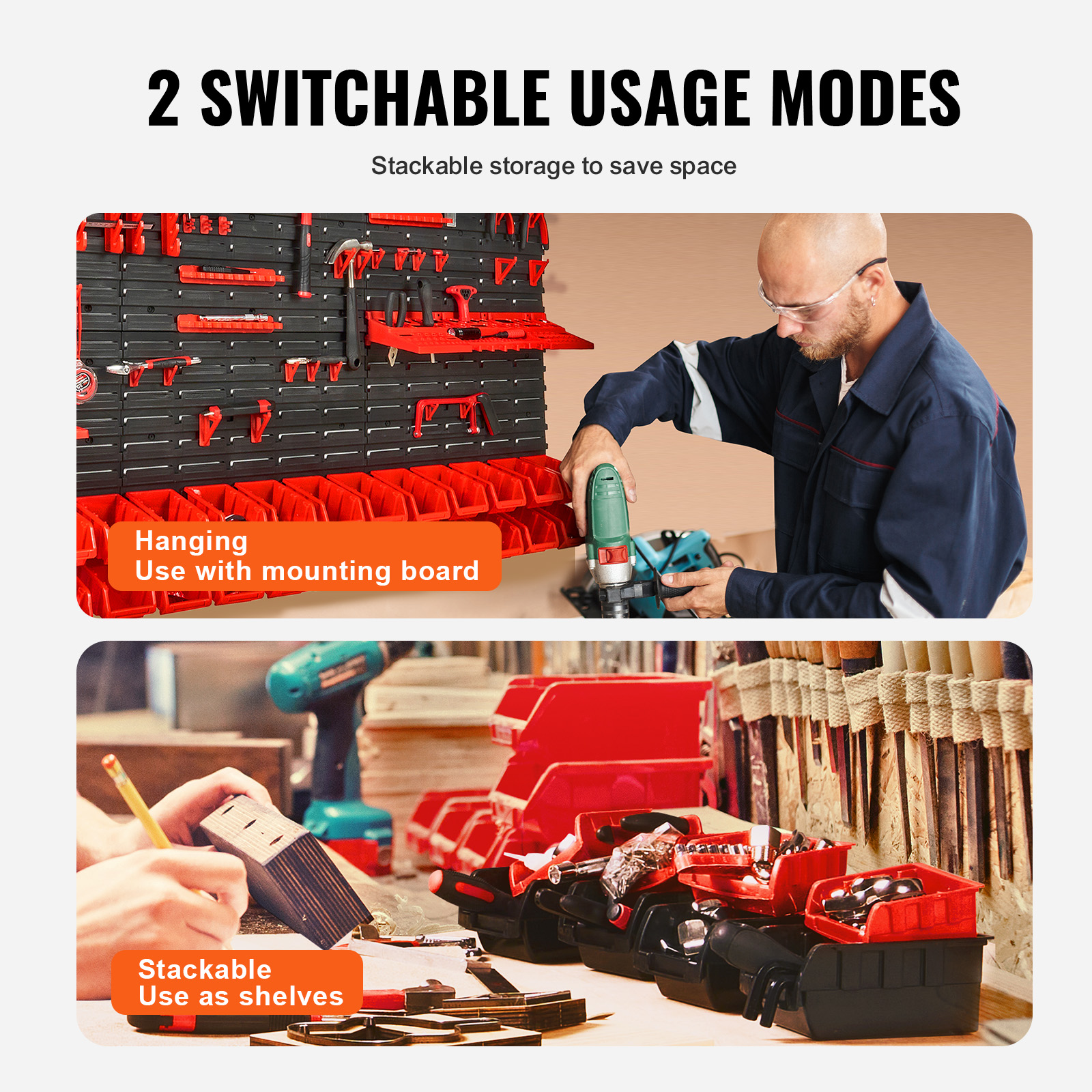 SucceBuy Wall Mounted Storage  - Screw Organizer Kit 评论和价格