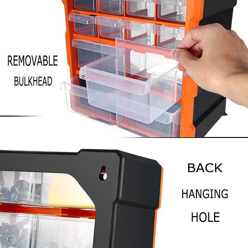 LEADLOONG 39 Grids Plastic Dra - Workshop Tools Cabinet 评论和价格