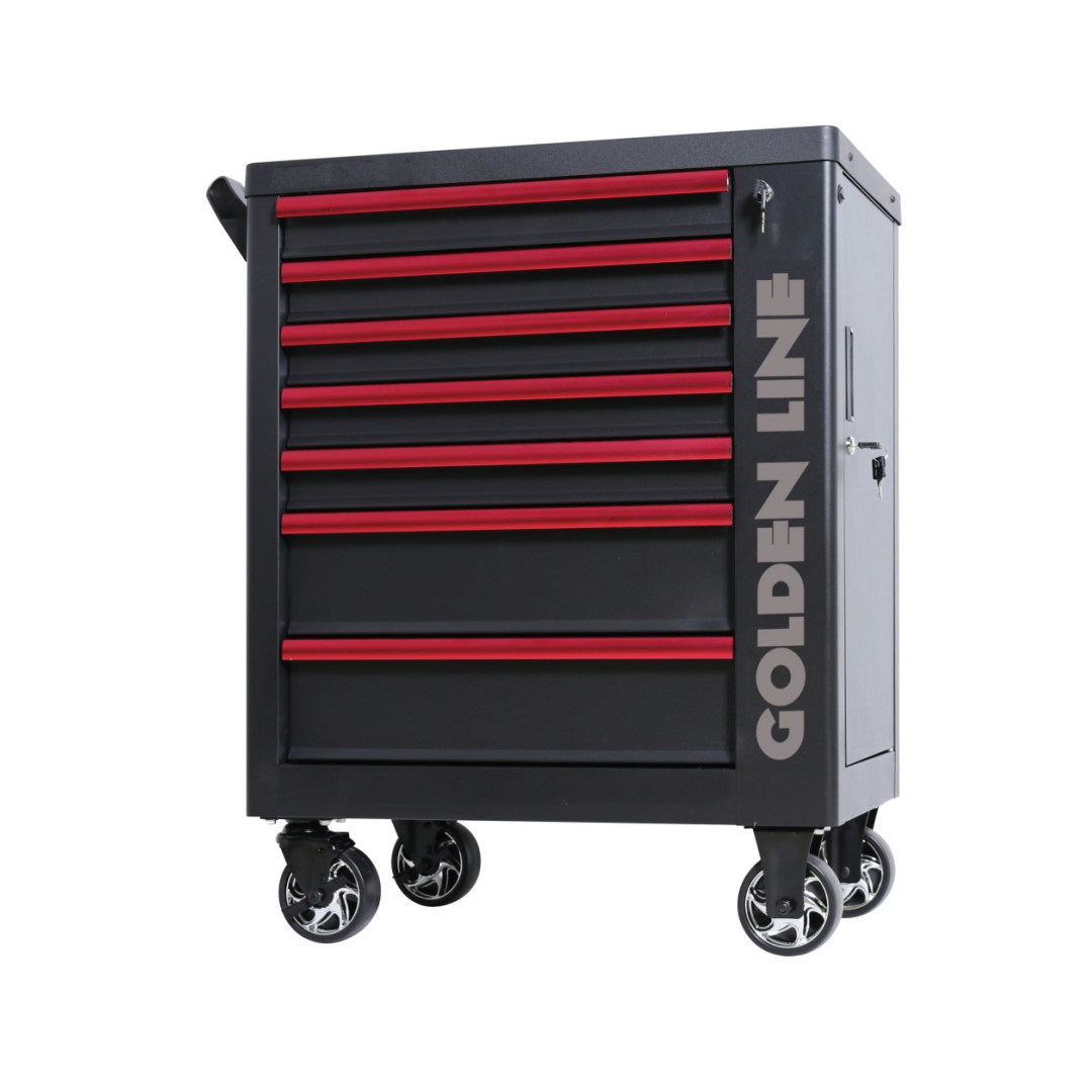 7 Drawers Workshop Rolling Met - Tools Trolley For Workshop 评论和价格
