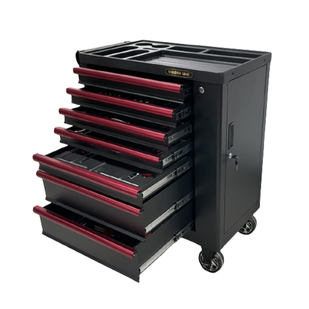 7 Drawers Workshop Rolling Met - Tools Trolley For Workshop 评论和价格