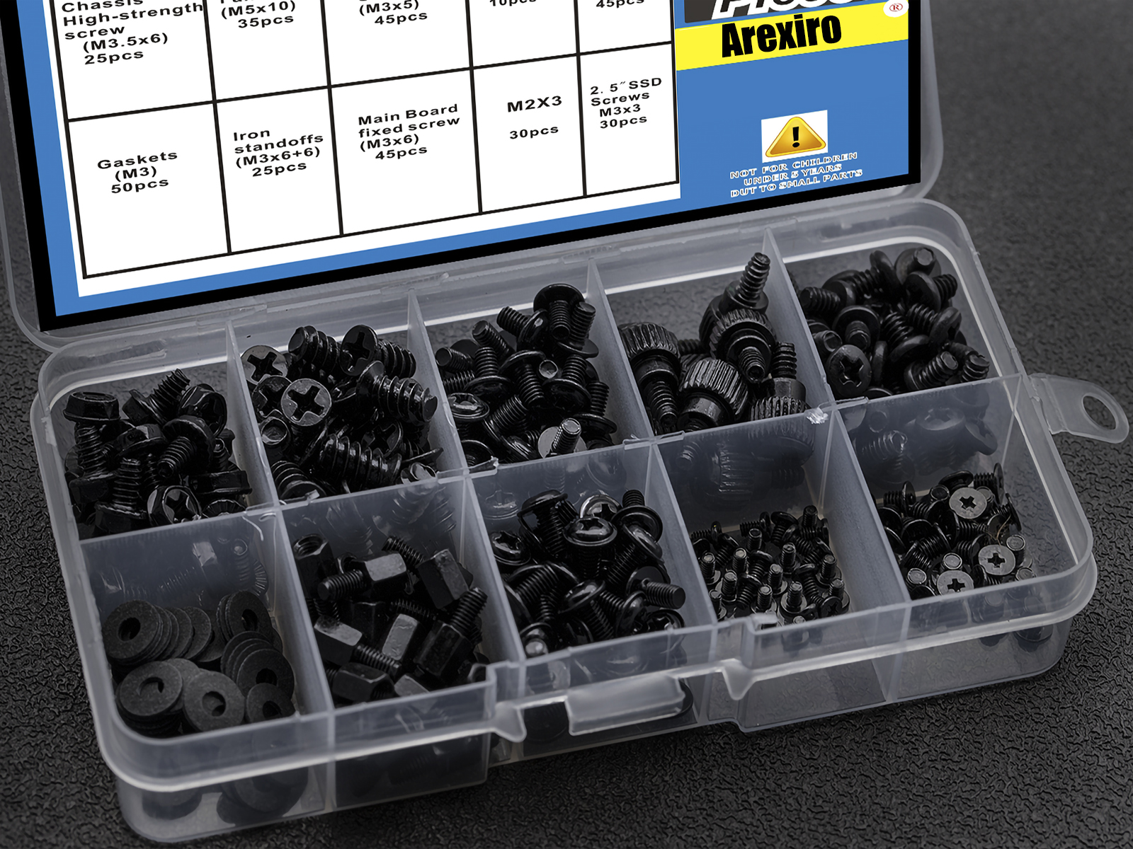 340pcs Motherboard Standoffs,  - Screw Organizer Kit 评论和价格