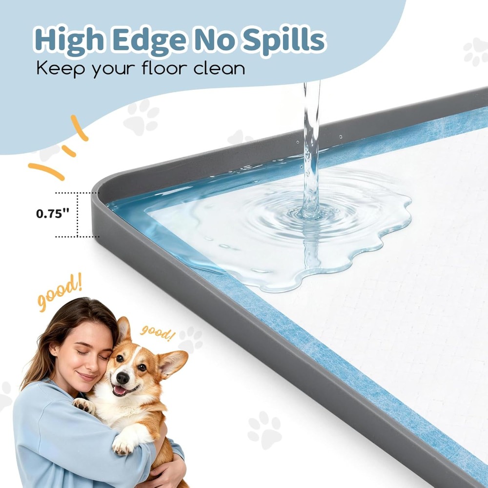 Dog Pee Pad Holder Suitable fo - Bench Dog Hole 评论和价格