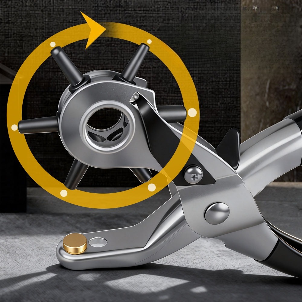 1pc-Belt Punch Pliers Leather  - Mechanical Workshop Tools And Equipment 评论和价格