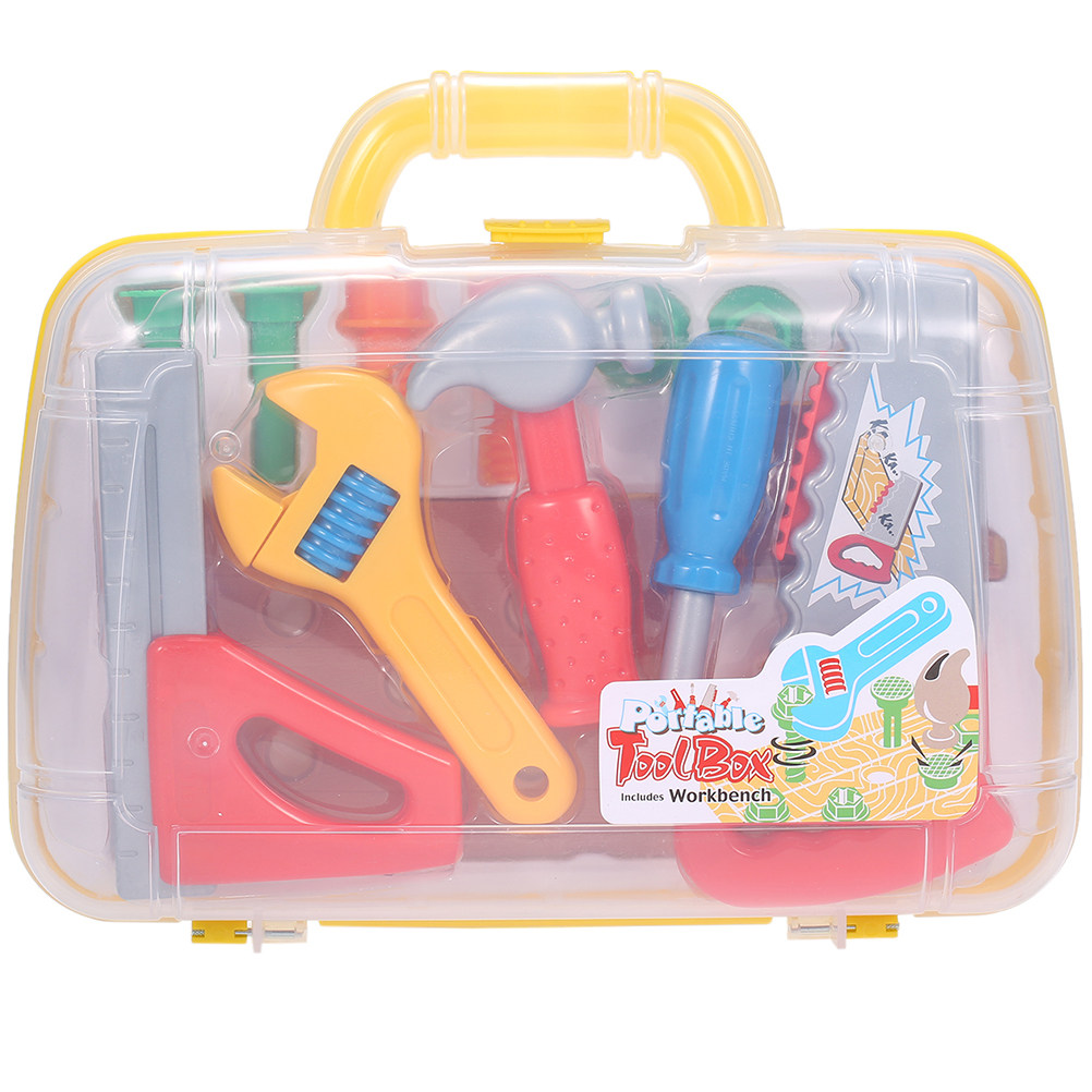 1Set Plastic Tool Box Kid Tool - Tools Workshop Kids 评论和价格