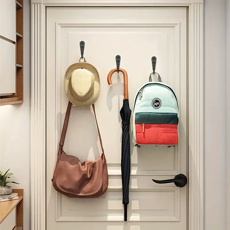 Black Metal Hooks with Screws  - Screw Organizer Kit 评论和价格