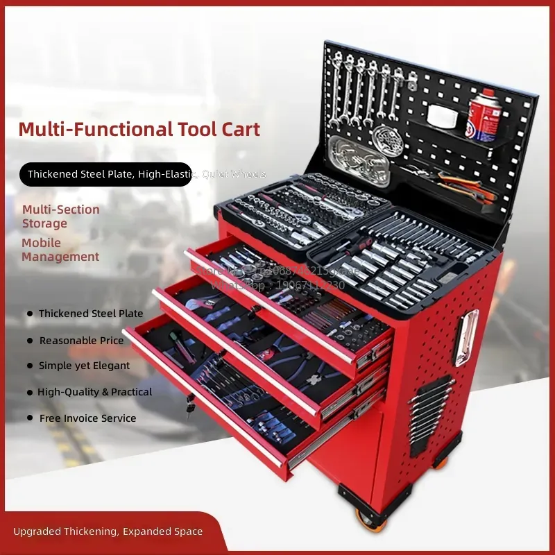Heavy Duty Double Door Tool Ca - Tools Trolley For Workshop 评论和价格