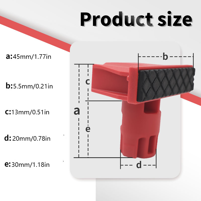 4Pcs Plastics Bench Dogs, 20mm - Bench Dog Hole 评论和价格