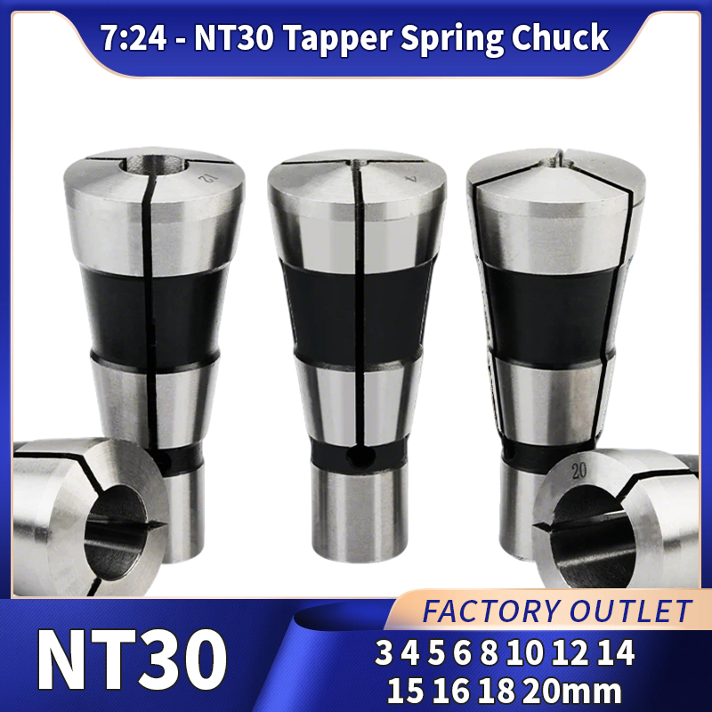 12PCS/SET Collet 7:24-NT30 Tap - Hand Tools Mechanical Workshop 评论和价格