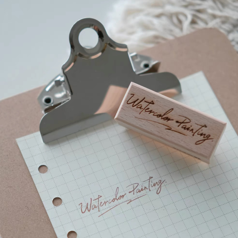 Wooden Rubber Stamps Watercolo - Tools Qa 评论和价格
