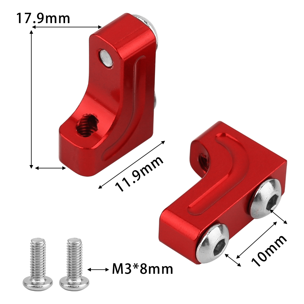 2Pcs Aluminum Alloy Servo Moun - Screw Organizer Kit 评论和价格