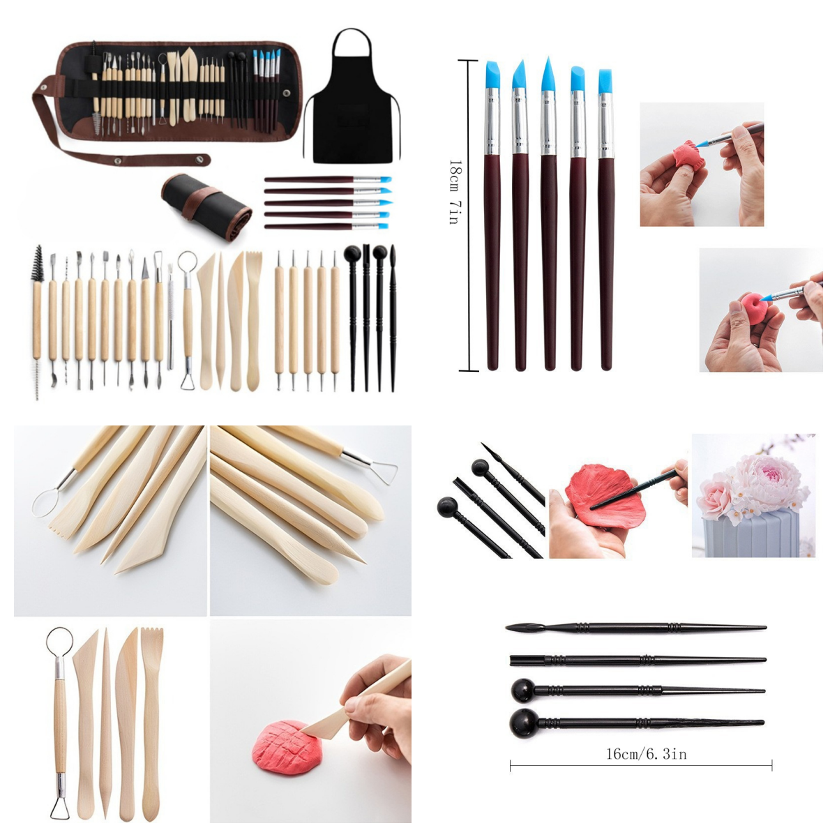 32 piece pottery tools set/Han - Tools Qa 评论和价格