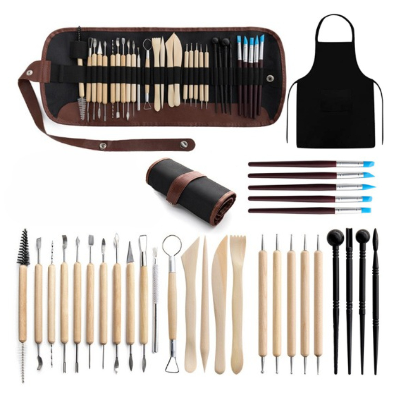 32 piece pottery tools set/Han - Tools Qa 评论和价格