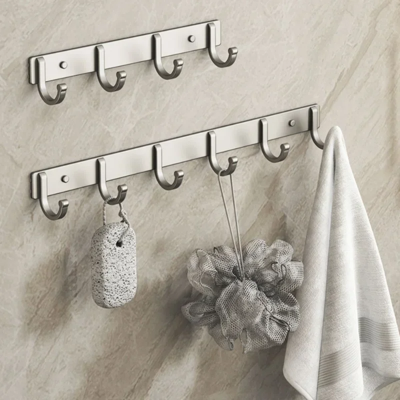 Aluminum Wall Hook Rack – No-D - Screw Organizer Kit 评论和价格