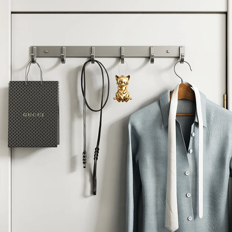 Aluminum Wall Hook Rack – No-D - Screw Organizer Kit 评论和价格