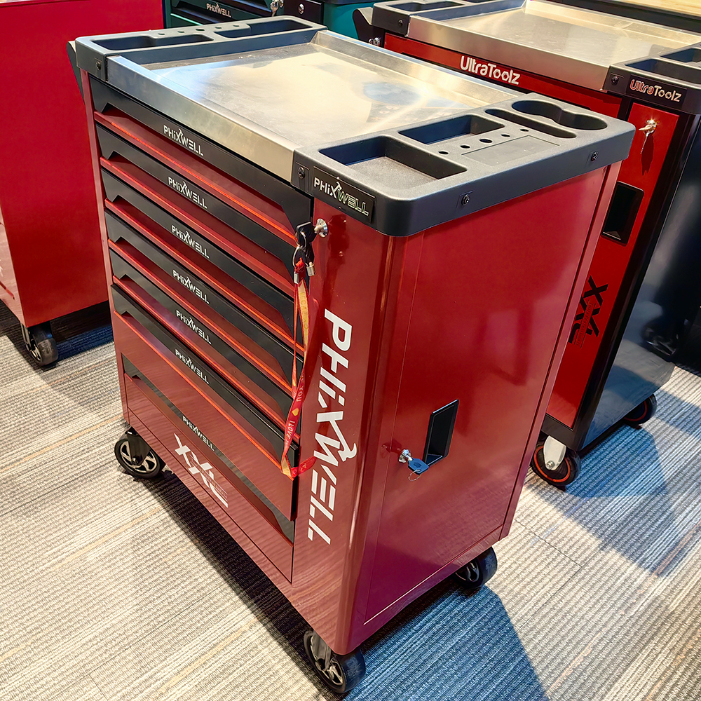 Workshop 7 Drawers Stainless S - Tools Trolley For Workshop 评论和价格
