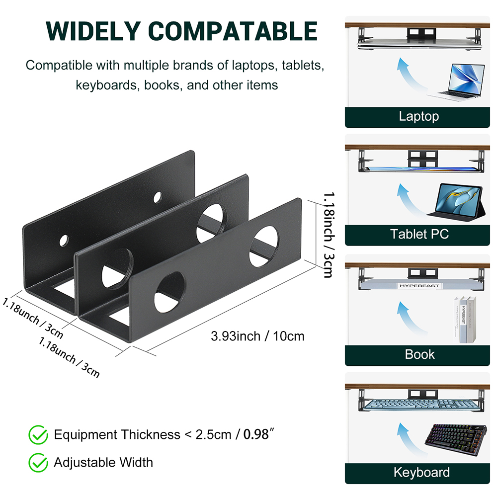 Under Desk Double Decker Lapto - Screw Organizer Kit 评论和价格