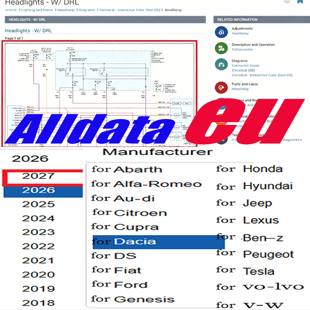ALLDATA EU 2027  Online Accoun - Workshop Tools Online 评论和价格