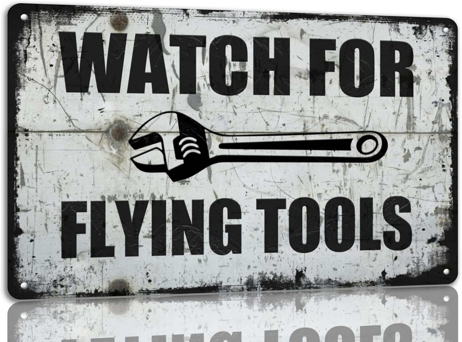 Watch For Flying Tools Metal T - Tools In Metal Workshop 评论和价格