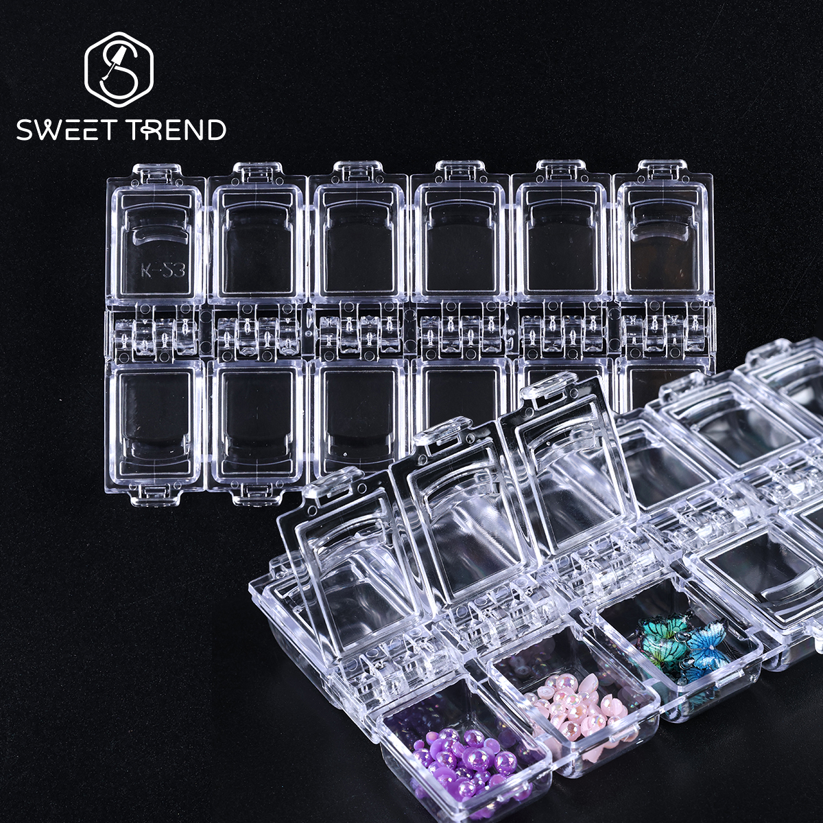 12 Grids Empty Nail Accessorie - Workshop Tools Cabinet 评论和价格