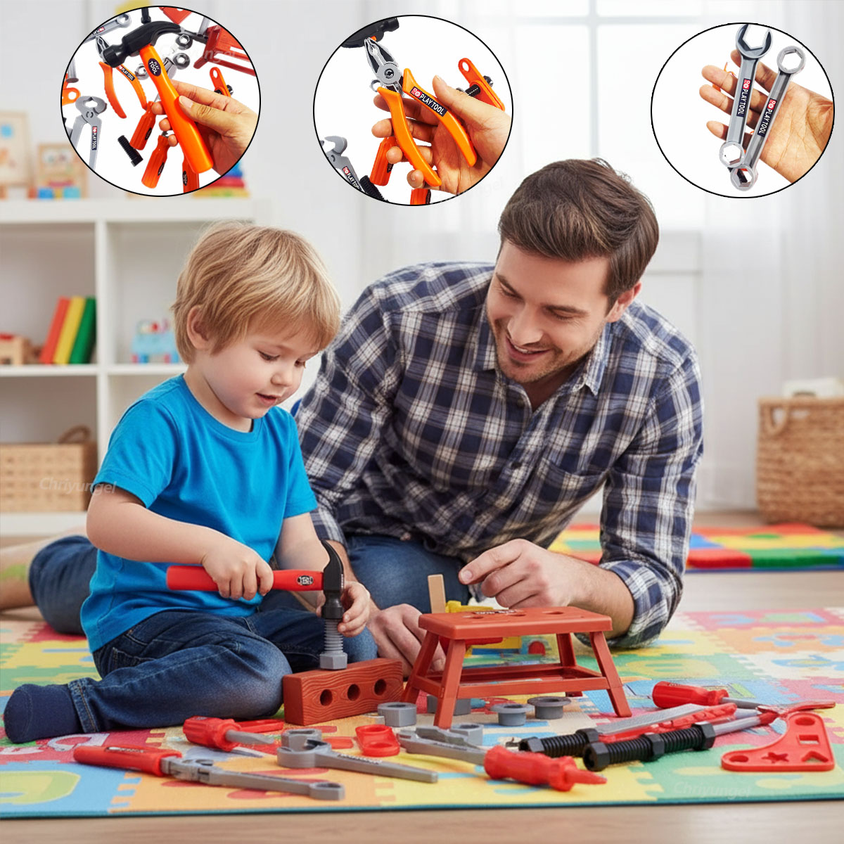 38/41 PCS Pretend Tools Kit Ki - Tools Workshop Kids 评论和价格