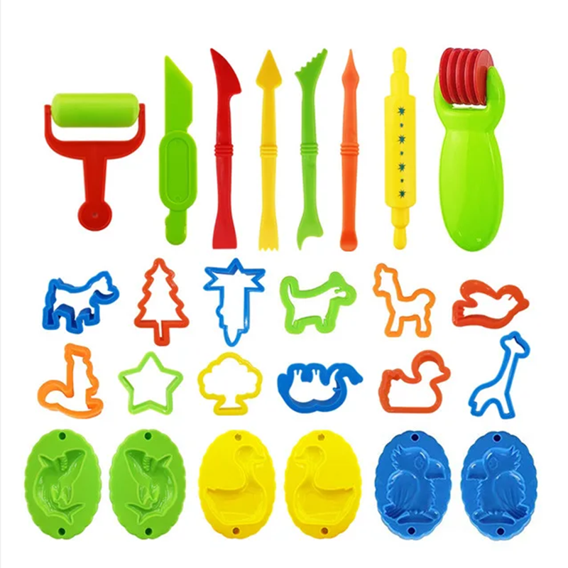 Kids DIY Play Dough Art Craft  - Tools Workshop Kids 评论和价格