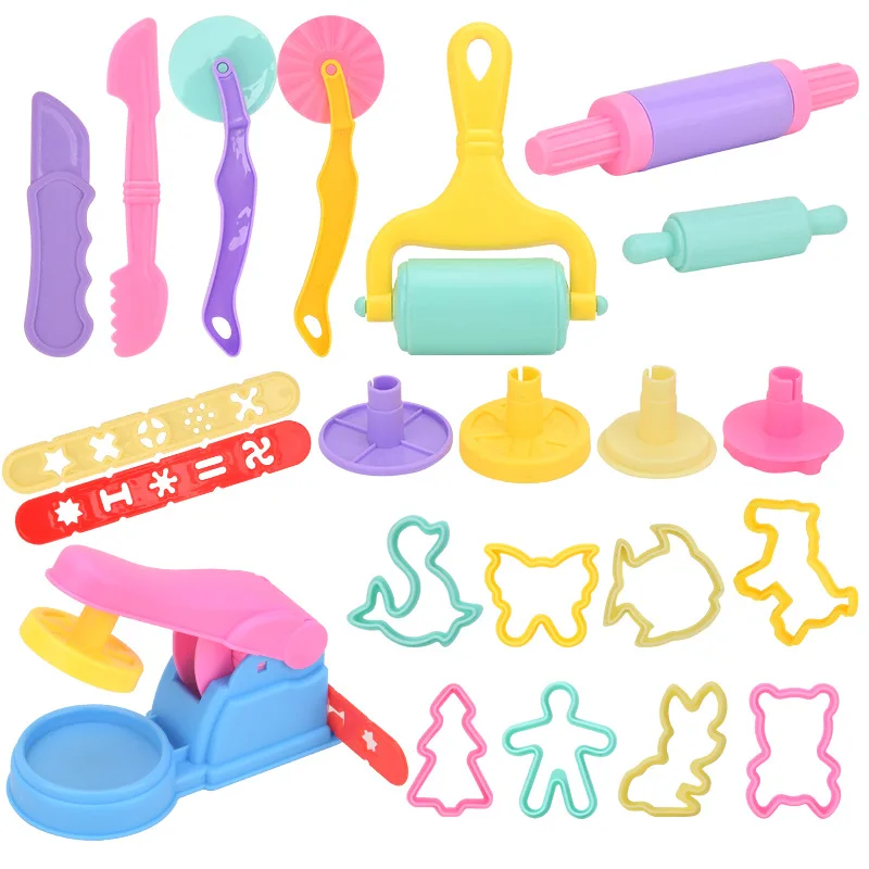 Kids DIY Play Dough Art Craft  - Tools Workshop Kids 评论和价格