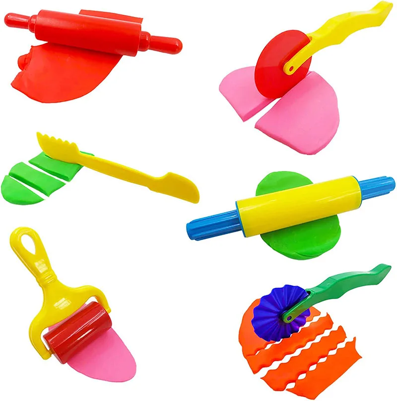 Kids DIY Play Dough Art Craft  - Tools Workshop Kids 评论和价格