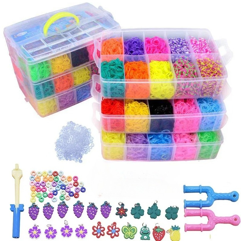 DIY Handmade Rubber Bands Loom - Tools Workshop Kids 评论和价格